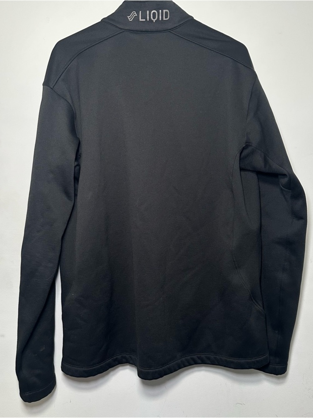 Arc'teryx Black Full Zip Softshell Jacket Custom LIQID Logo Stretch Fleece Lined - Picture 14 of 16